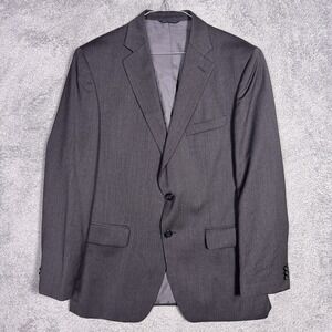 Banana Republic Lanificio F. LLI Cerruti Blazer Men 38S Wool Modern Fit Gray
